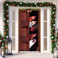 thumbnail image 1 of Ganfancp Cubrepuertas Navideño Decoración Cubrepuertas Navideño Decoración de Fiesta Cubrepuertas Tapiz Liquidación 1X Colgadores de Puerta, 4X Velcro, 1 of 7