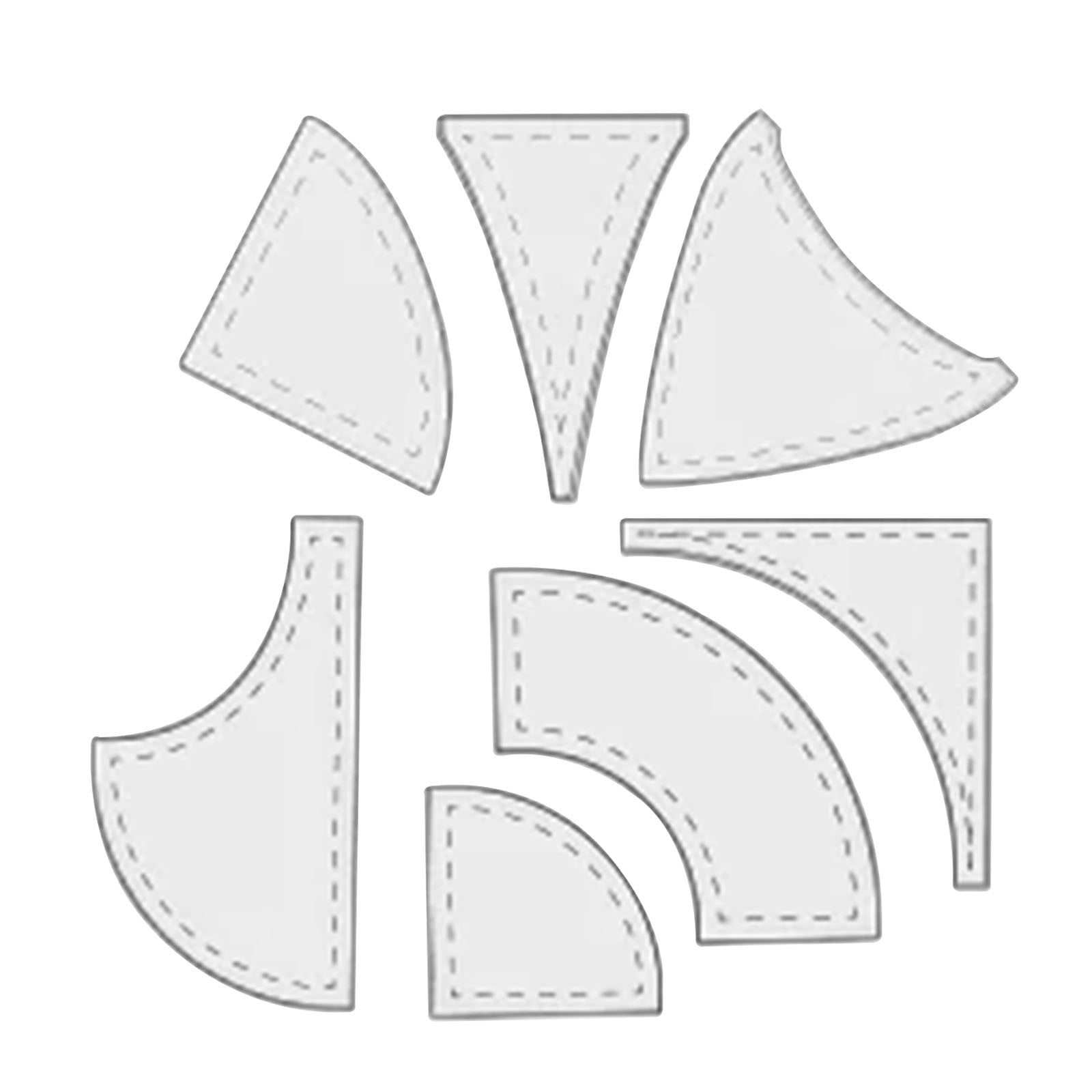 Table Flag Quilting Ruler Acrylic Template Set for Sewing Tablecloth