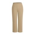 thumbnail image 6 of FNFYFH Dress Pants Women Wide Leg Pull On Stretchy Work Pants Women High Waisted Business Casual Trousers with Pockets, 6 of 7