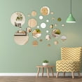 thumbnail image 4 of Clearance under $5! Wall Decals Kingtowag Mural Decals, Sticker Decoration Silver Sofa Mural Flower Home Wall Acrylic Wall Art Home Decor, Sofa Tv Background, 4 of 9
