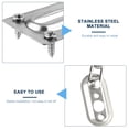 thumbnail image 2 of PAMINGONO Stainless Steel Security Chain Door Chain Lock Stainless Steel Front Doors 2Pcs, 2 of 11