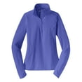thumbnail image 5 of Yellow Rooster Women's Sport Wick Stretch 1/2 Zip Pullover Iris Purple S, 5 of 7