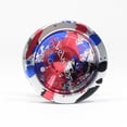 thumbnail image 3 of C3yoyodesign Epiphanion Yo-Yo - William Chow Design - Full Size Metal YoYo (Silver/Red/Blue/Black Splash), 3 of 3