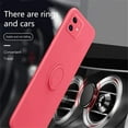thumbnail image 2 of Kickstand Case Compatible with iPhone 13 Pro, Soft Silicone Protective Case Cover with 360°Rotatable Ring Holder (Rose, iPhone 13 Pro), 2 of 14
