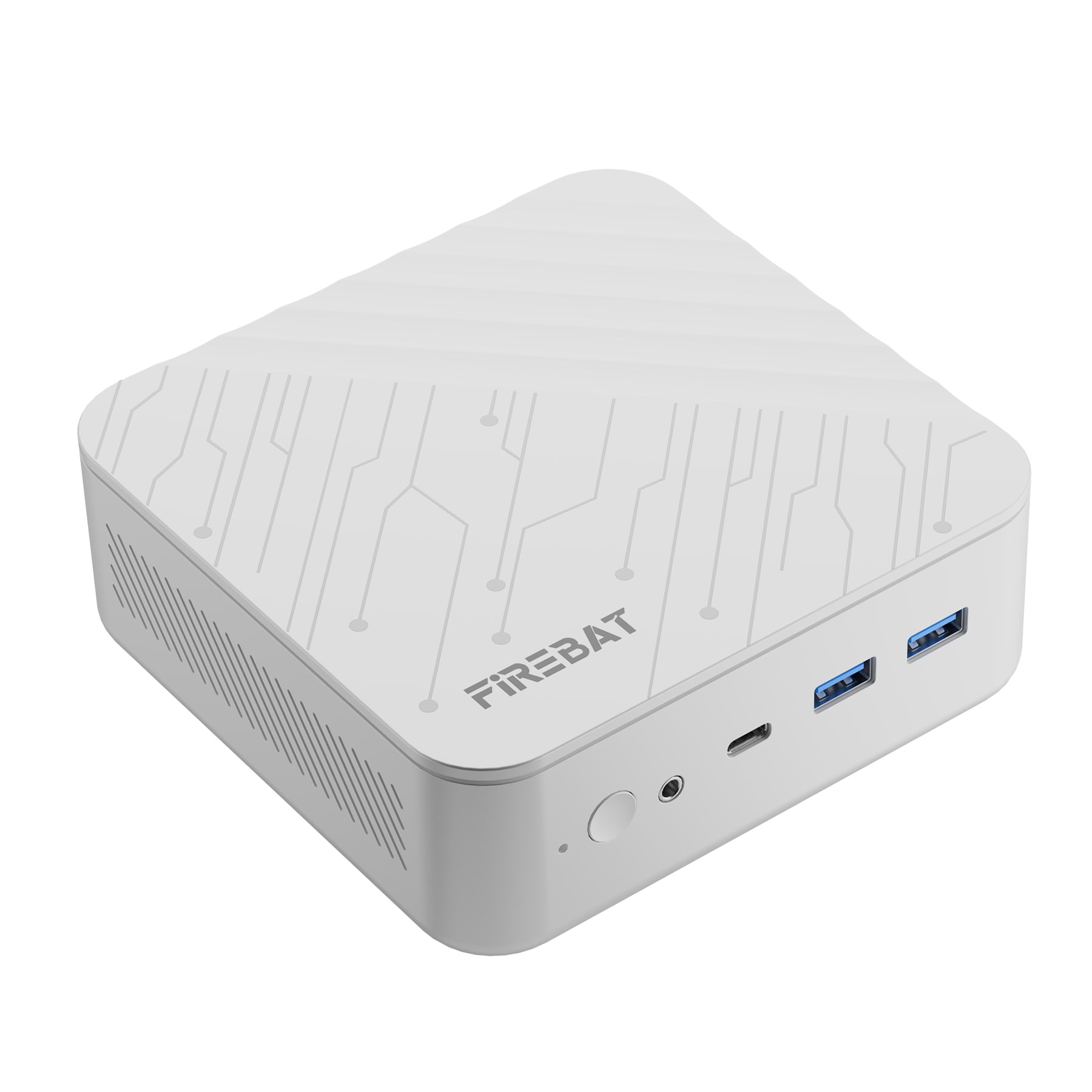 FIREBAT AM02 Mini PC, AMD Ryzen7 H 255, 16GB, 512GB SSD, White
