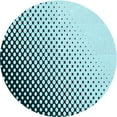 thumbnail image 1 of Ahgly Company Machine Washable Indoor Round Transitional Electric Blue Area Rugs, 5' Round, 1 of 7