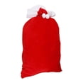 thumbnail image 3 of Bolsa de regalo navideña grande con cordón ajustable, ideal para regalos navideños en el hogar o para guardar objetos pequeños. 100 cm x 70 cm, 3 of 9
