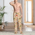 thumbnail image 2 of Sikiie Fall Pumpkin Pajama Pants Men, PJ Bottoms, Sleep & Lounge Pants-Small, 2 of 6