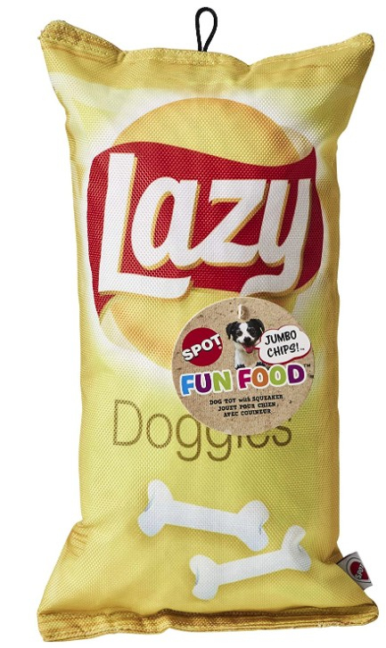 3 count Spot Fun Food Lazy Doggie Chips Plush Dog Toy - Walmart.com