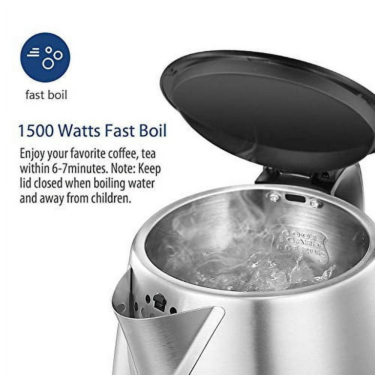 Electric Kettles 3000W – FOHERE Fast Boil Kettle – Light Weight Kettle BPA- Free – ASA College: Florida