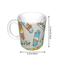 thumbnail image 2 of Yiaed Skateboard Print Ceramics Coffee,Large Handle Design,Extra Large Tea and Coffee Cup for Office and Home Mugs, 2 of 6