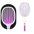 thumbnail image 3 of Nuevo 2 en 1 multifunción USB  Swatter lámpara eléctrica 6 LED Morado kusrkot  Matamoscas eléctrico, 3 of 8