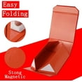 thumbnail image 5 of 1 Pcs 6x6x3 Inch Red Magnetic Gift Box Small Magnetic Box with Crinkle Paper Red Small Gift Box with Shredded Paper Luxury Gift Boxes with Lids for Presents, 5 of 14