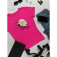 thumbnail image 3 of Stay Wild Big Daisy T-Shirt Women -Image by Shutterstock, Female Medium, 3 of 4