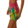 thumbnail image 3 of Txlixc Traje de dos piezas para mujeres, chaleco de punto impreso sin mangas con tirantes y pantalones cortos elásticos Txlixc moda, 3 of 5
