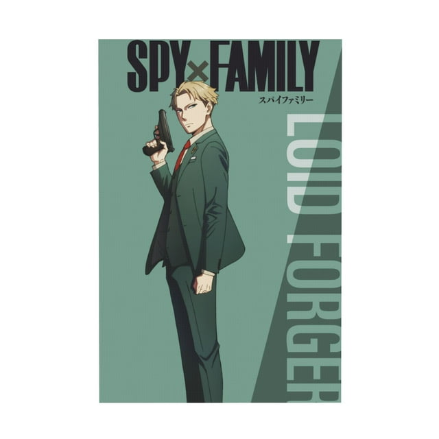 Anime Canvas Poster Polyester Multi Size Decorative Poster,Spy X Family Poster Anime Paint Decorative Poster 16.0 X 24.0 In