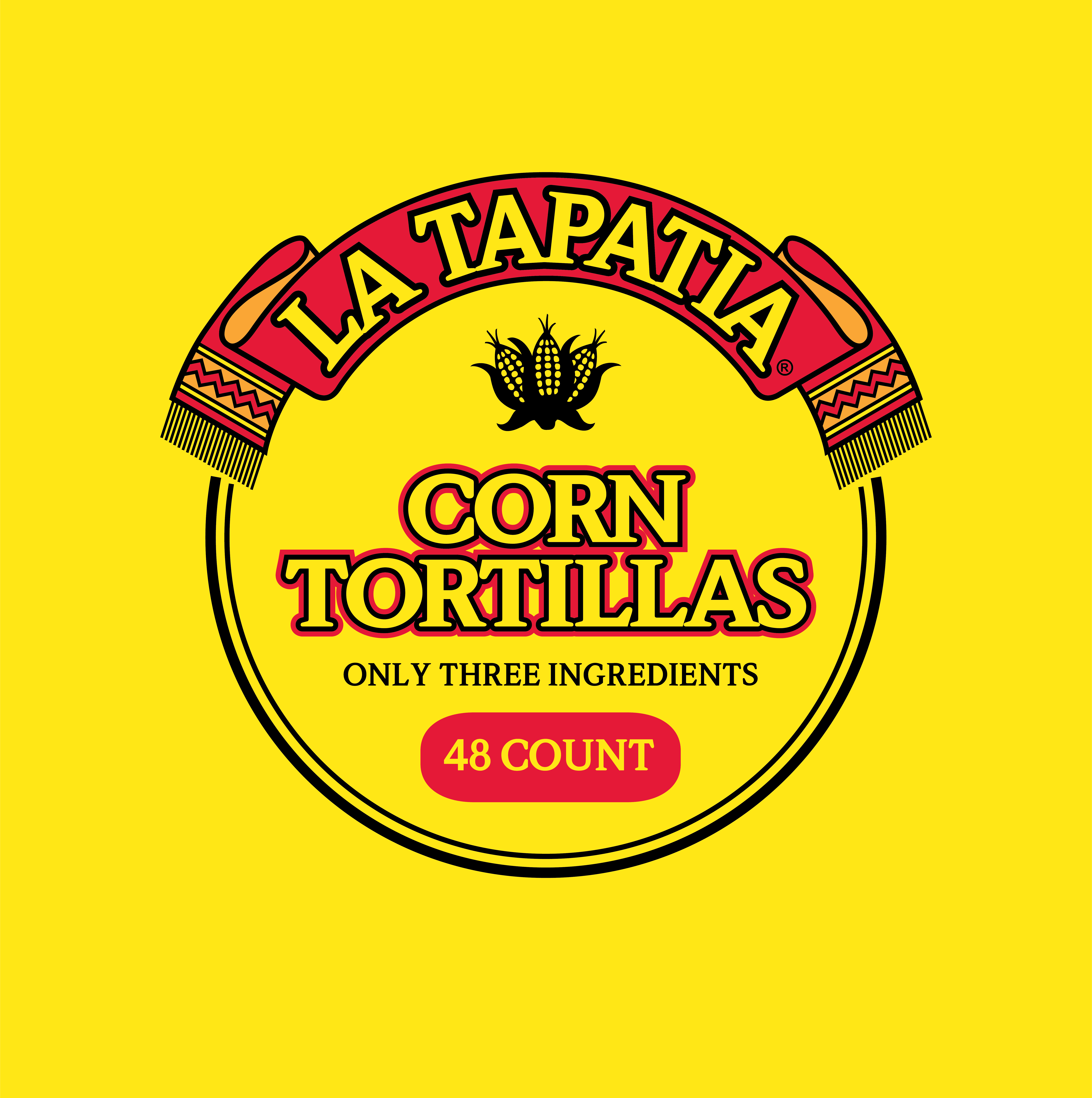 La Tapatia Original Recipe Cooked Corn Tortillas, 40 oz, 48 Count Package