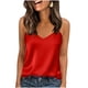 thumbnail image 3 of TaTaai Women's V Neck Adjustable Shoulder Strap Top, Solid Color Sleeveless Casual Blouse, Breathable Comfort Fabric, Spring Summer Fall Daily Party Wear, Similar Color Wash Gift, 3 of 8
