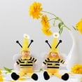 thumbnail image 2 of Toystoory Bee Doll escandinavo miel abeja elfo decoración enano muñeca ornamento para el hogar granja cocina Kits de decoración para fiestas amarillo masculino Toystoory HA043501-02, 2 of 6