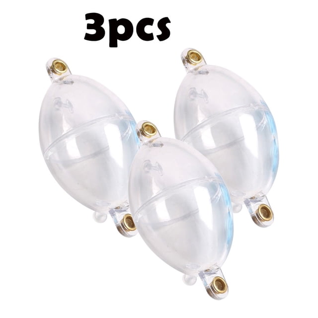 3Pcs In-Line Bubble Float Fishing Hollow Balls Floats Slide Bubbles Line Through