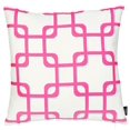 thumbnail image 3 of Geometric Squares Square 18" Throw Pillow Cover, 3 of 5