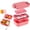 Brick red, variant on LEOFI Lunch Box Set, 65 oz Adult Bento Box, 4-Compartment Leakproof Lunch Box Set for Women, Microwave Safe, Multiple Colors