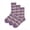 Purple, variant on Women's Dress Socks, Summer Thin Plaid Cotton Socks, Combed Cotton Moisture Wicking Anti-Odor, Size 5-8, Crew Length