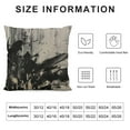 thumbnail image 5 of COMIO Decorative Throw Pillow Covers for Couch Black White Painted Dirty Texture Grunge Abstract Spot Stroke Textures Deep with Marbling Artwork  Bed Car Pillows Case, 5 of 5