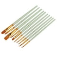 thumbnail image 4 of Painting Brush, Strong Easy Clean Oil Paint Set Portable Comfortable Grip  For Propylene For Gouache For Oil Painting Light Green,Pale Powder,Light Blue, 4 of 8