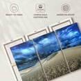 thumbnail image 6 of Elephant Stock White Sand Dunes Wall Art - Horizontal Multi Panel Canvas - Living Room Wall Decor - Nature Multi Panel - Blue And Gray Decor - 33" x 20", 6 of 8