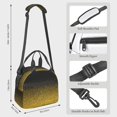 thumbnail image 3 of Goofa Gold Glitter Gradient Pattern Lunch Bag ,Insulated Lunch Box, Small Leakproof Cooler Food Lunch Containers Reusable High Capacity Lunch Tote Bags, 3 of 8