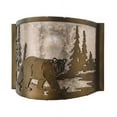 thumbnail image 2 of Meyda Tiffany 148036 Bear 10" Tall Wall Sconce - Copper, 2 of 4