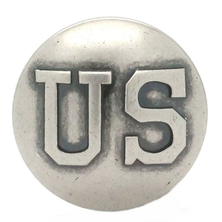 

US Calvary Concho Antique Nickel Screw Back 1-1/4 Diameter Leather Crafting Decoration 75105-21