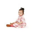 thumbnail image 5 of Wonder Nation Baby Girls Long Sleeve Dress and Tights Set, 2-Piece, Sizes 0/3-24 Months, 5 of 6