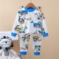 thumbnail image 2 of NIEWTR Toddler Baby Boy Clothes Sweatshirt Long Sleeve Shirt Top Pants Fall Outfit Fall Winter Set for 0 6 12 18 24 M 1t 2t 3t 4t 5t 6t,3-4 Years,White, 2 of 7