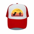 thumbnail image 2 of Sunset Offline Dinosaur Snapback Cap Chrome Disconnected Internet Dinosaur Baseball Caps Pixel Cloud Cactus Trucker Hats YP07956-60cm for adult Gao Jinjia LED, 2 of 2
