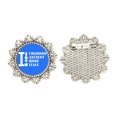 thumbnail image 1 of Broche de plata Coliseo romano antiguo Italia, 1 of 3