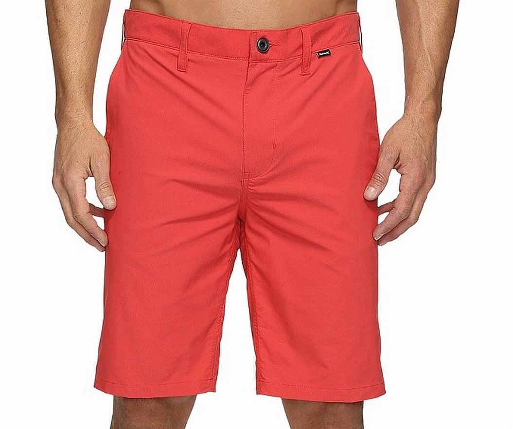 Hurley - University Mens Dri-Fit Regular Fit Chino Shorts 29 - Walmart ...