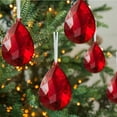 thumbnail image 4 of Seyotauo Crystal Ornaments Christmas Tree Decorations, Multicolor Teardrop Crystal Hanging Ornaments for Christmas Tree Xmas Bead Chandelier Garland Festival Holiday Party Supplies Decor, 4 of 6