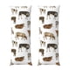 thumbnail image 1 of Balery Cow Funda Protectora para Almohada Corporal de Algodón Hipoalergénico con Cierre(55 x 21 pulgadas), Almohadas No Incluidas, 1 of 7