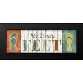 thumbnail image 2 of SD Graphics Studio 14x7 Black Modern Framed Museum Art Print Titled - No Sandy Feet, 2 of 5