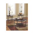 thumbnail image 2 of Ashley Furniture Sandling 3 Pièces Ensemble de Table Basse Ronde en Brun, 2 of 5