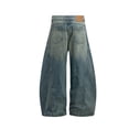 thumbnail image 2 of Pantalones vaqueros holgados for mujer y hombre, vaqueros de pierna de barril de cintura alta, pantalones vaqueros holgados informales, ropa de calle, 2 of 5