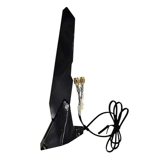 Dual-Band Wifi Antenna for ASUS, Gigabyte, MSI, ASRock, Biostar, Colorful Motherboards 2 SMA Male Ports Compatibility