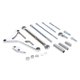 thumbnail image 1 of Kit de soporte de alternador de aluminio pulido Billet para reemplazo de bloques pequeños Ford 351W 260 289 302., 1 of 6