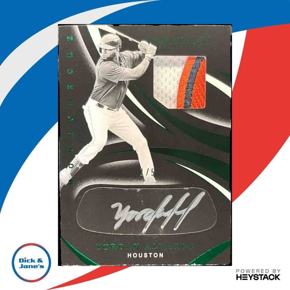 Immaculate Collection Monochrome Green Yordan Alvarez Astros Auto Baseball Card MC-YA Panini