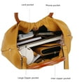 thumbnail image 5 of Leilani Vegan Leather Tote Bag with Wallet - 2 pieces by Mia K, 5 of 11