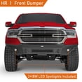 thumbnail image 2 of Hooke Road Front Bumper Fit 2019 2020 2021 2022 2023 Dodge Ram 1500 (Excluding EcoDiesel, Rebel, TRX ,1500 Classic), 2 of 14