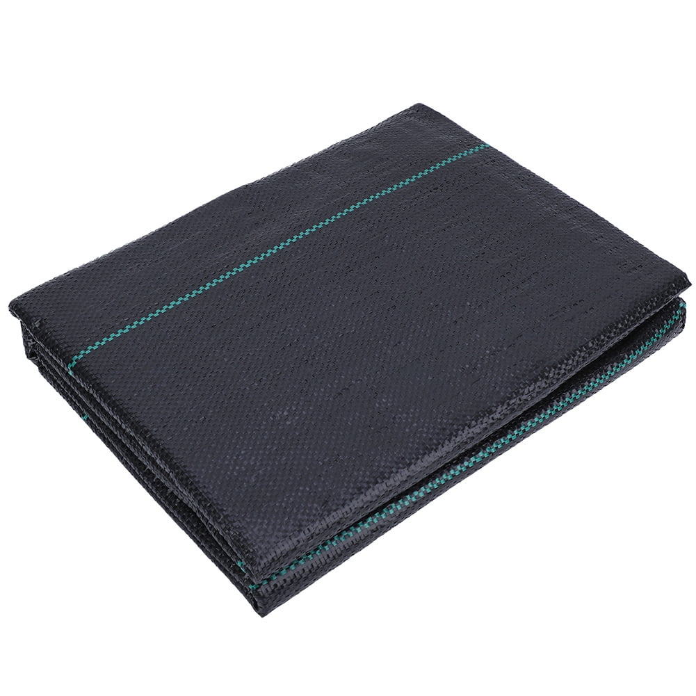 BIMZUC 3.3ft x 33ft Heavy Duty Weed Barrier Fabric Landscape Ground Cover Membrane for Garden Flower Beds and Pathways UV Resistant High Permeability Geotextile 1m x 10m Black