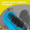 thumbnail image 2 of Dog Grooming Brush, Premium Soft Silicone Pet Bath Brushes, Rubber Massage Shampoo Soothing Comb Scrubber for Wet Dry Long Short Haired Dogs & Cats Massaging, Deshedding Shower, 2 of 6